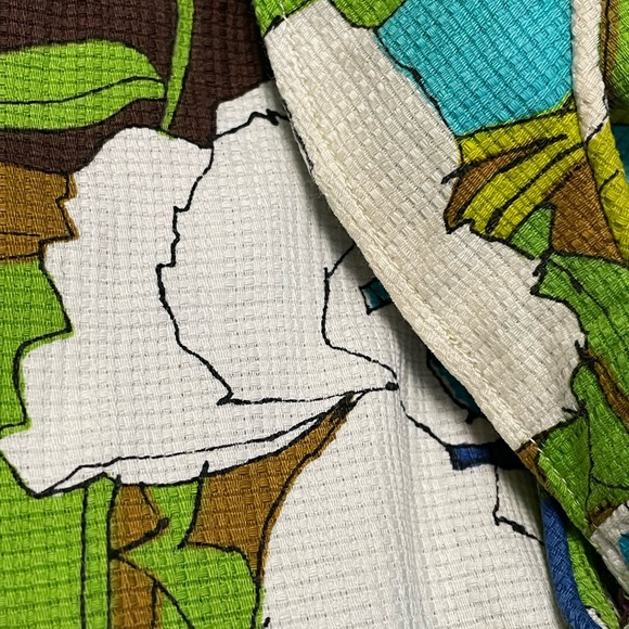 Vintage 60s Mini Dress With Bold Floral Pattern - Picture 13 of 13